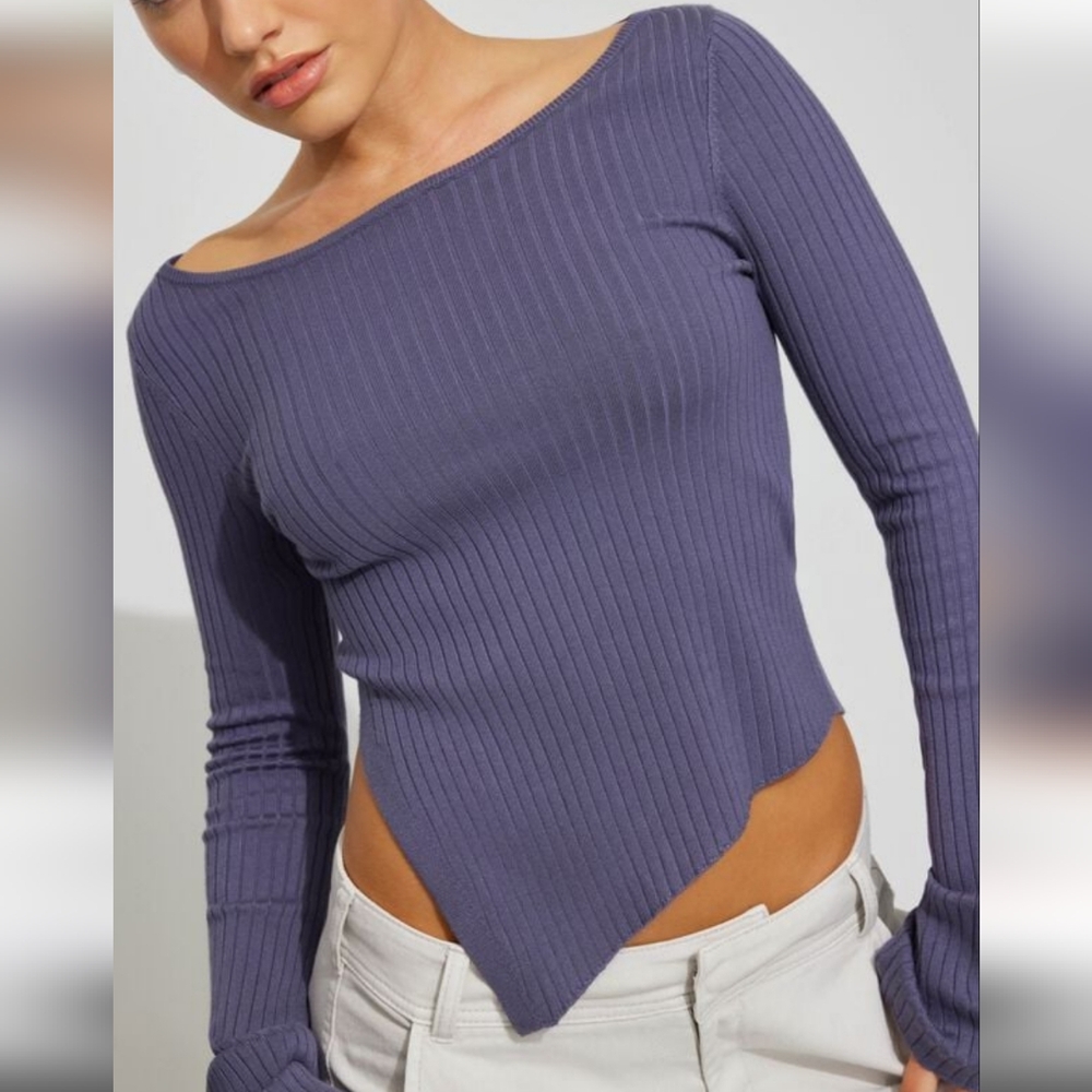 Garage Asymmetrical Longsleeve Sweater
